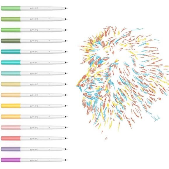 0.4 Tip Fine Point Pens for Cricut Maker 3/Maker/Explore 3/Air 2, Ultimate Fine - Picture 3 of 7